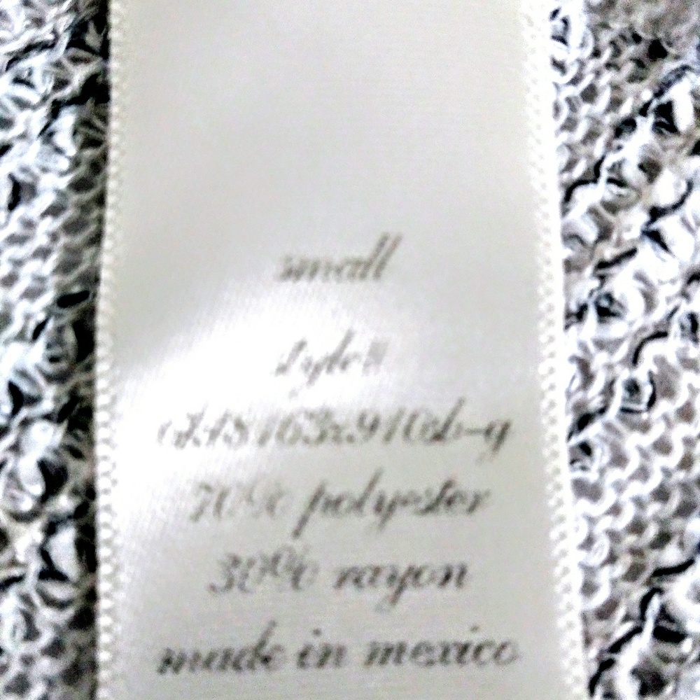 Alga Grey with White Lace Short Sleeve Tunic - Picture 3 of 5